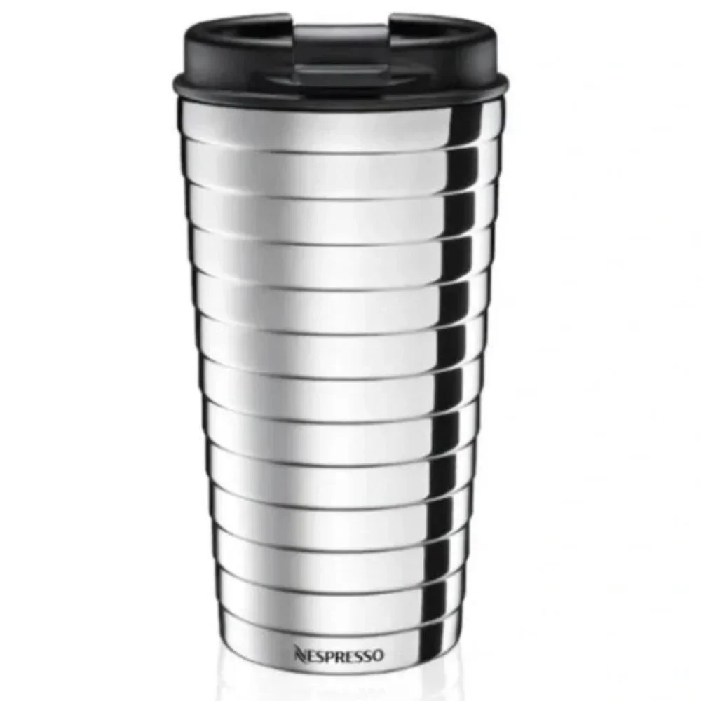 NWT Nespresso Nomad Touch (Silver) Travel Mug - Picture 1 of 6